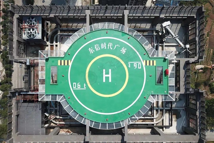 直升機停機坪機場標志顏色是固定的嗎？都有哪些？